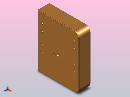 数控加工中心模具模型（有刀路轨迹）