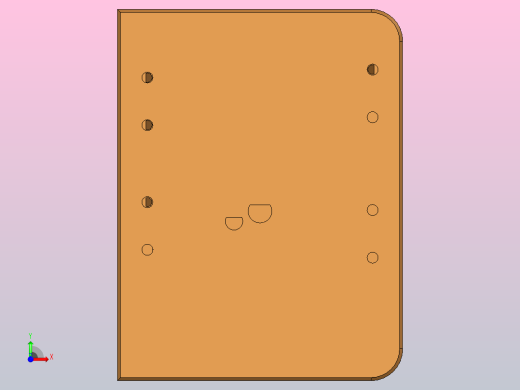 数控加工中心模具模型（有刀路轨迹）前视缩略图