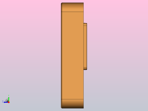 数控加工中心模具模型（有刀路轨迹）右视缩略图