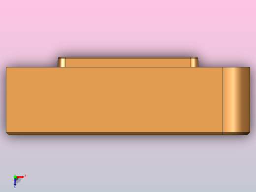 数控加工中心模具模型（有刀路轨迹）俯视缩略图