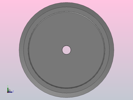 小凸缘型半圆弧形齿同步带轮H8M型_SH8MDC-40-25-dc10-A左视缩略图