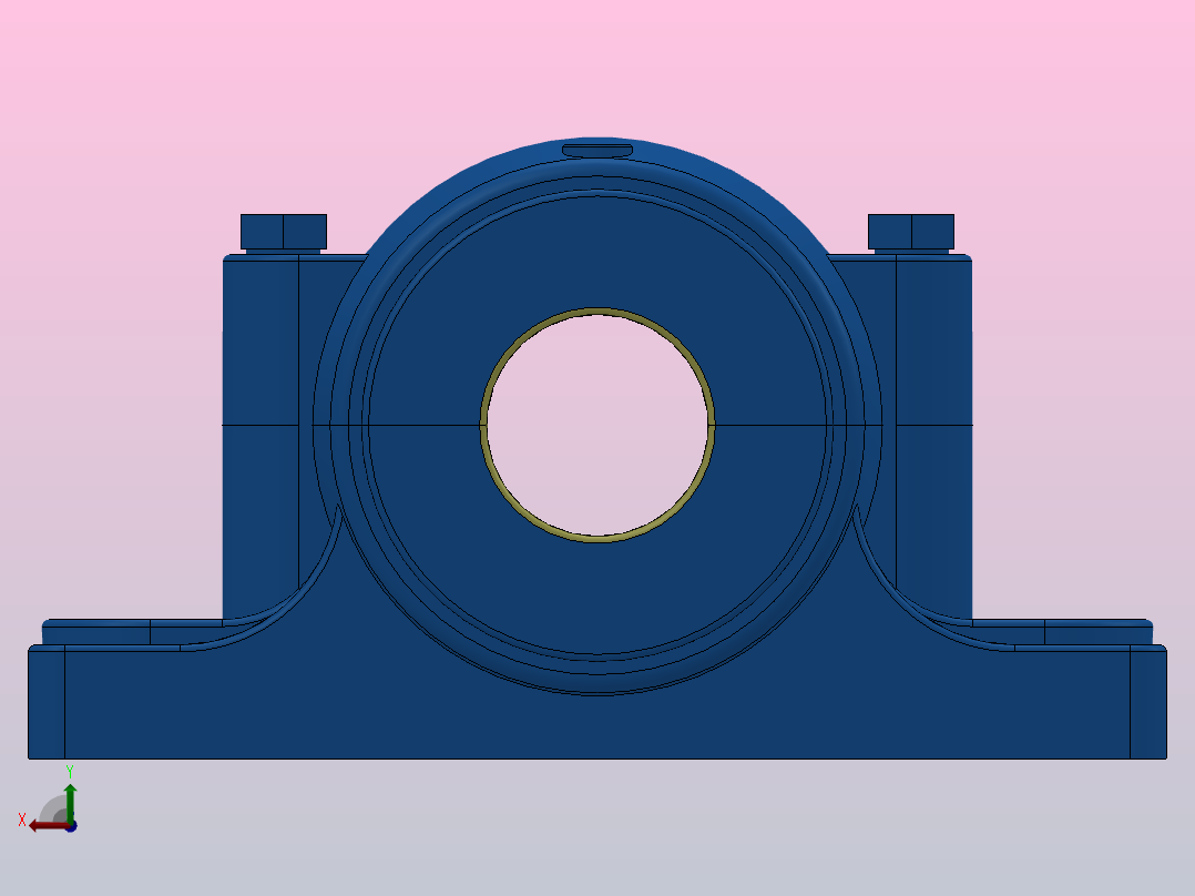 SN500系列[SN509-SSN509]轴承后视图