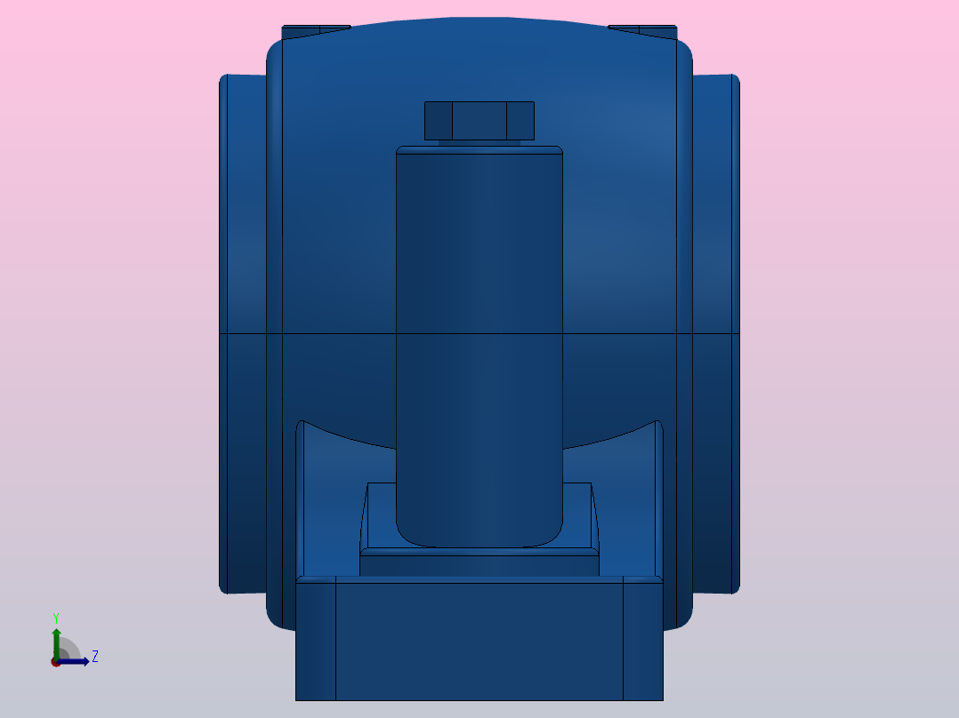 SN500系列[SN509-SSN509]轴承左视图