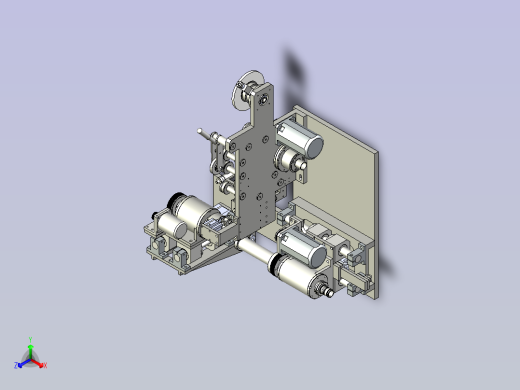数控贴膜机3D图纸正等轴测缩略图