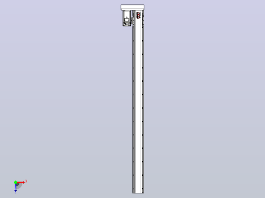 日规模组半封闭丝杆TPA-HNR-85D-1610-L1200-MR-C-P20-N3俯视缩略图