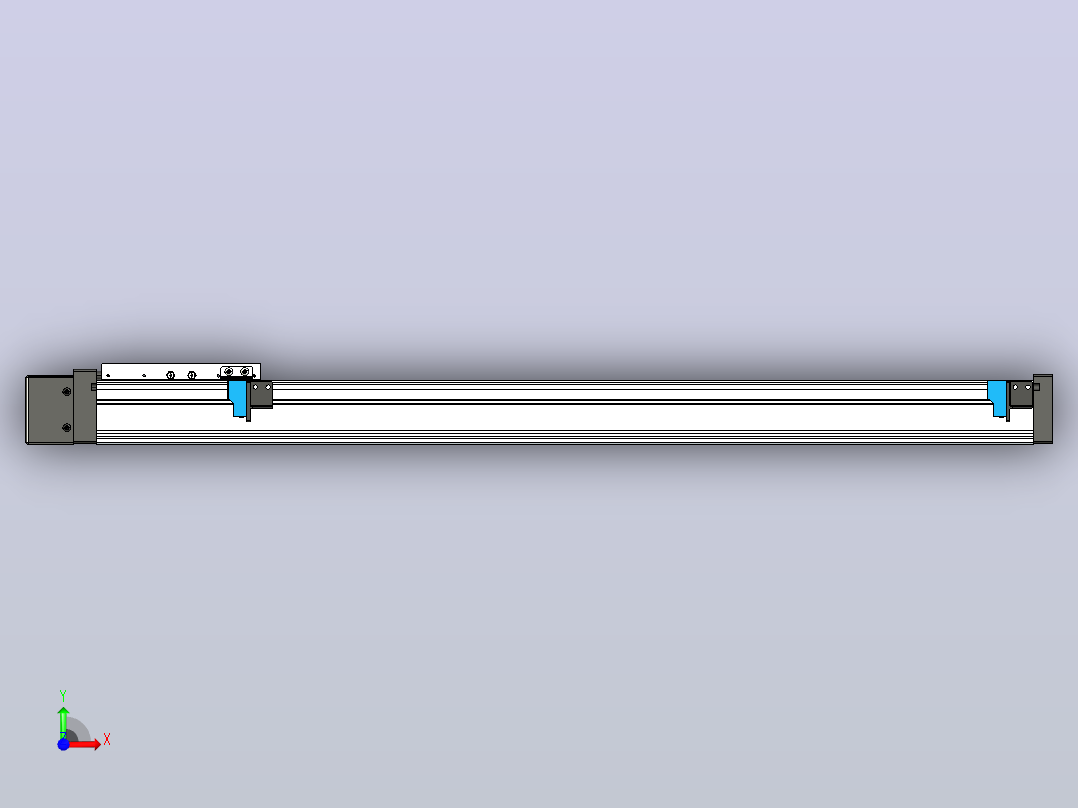 FSL120 直线模组[FSL120-E700-10C7-BR-T40]前视图