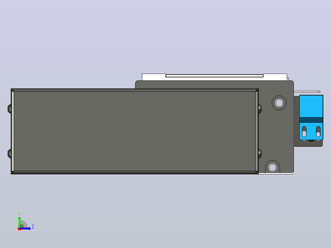 FSL120 直线模组[FSL120-E700-10C7-BR-T40]左视图