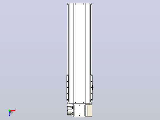 皮带直线轴半封闭可选导轨TPA-HNB-220D-176-L500-RP-Y-P1K-N3俯视缩略图