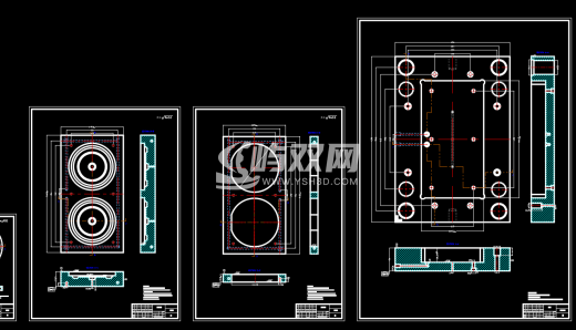 塑料桶盖注塑模 3D+CAD+说明书缩略图