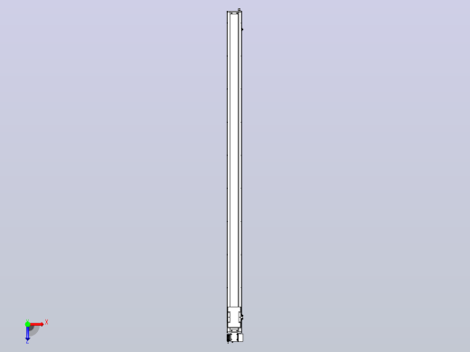 SCM14-2600-RD滚珠花健、支撑座、滚珠丝杠、交叉导轨、直线模组俯视缩略图