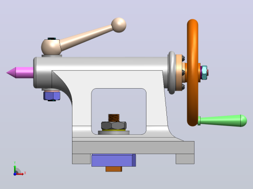 切削设备tail-stock-assembly-and-all-its-parts-model-模型格式为 sw前视缩略图