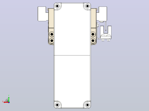 线性模块铝制底座TPA-KNR-60E-1205C-L750A1-MP-BJ42-N3后视缩略图