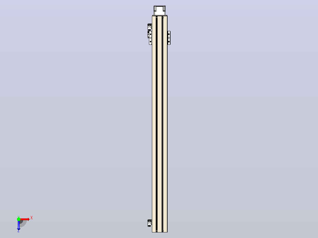 线性模块铝制底座TPA-KNR-60E-1205C-L750A1-MP-BJ42-N3俯视图