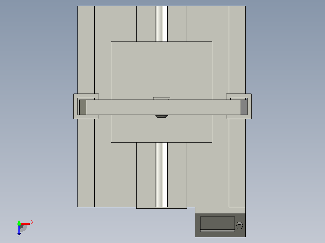 礼品（纪念品）3D 打印机俯视图