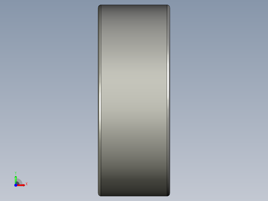 SKF自调心球轴承ball_bearing_2306_k_0前视图
