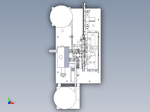 光纤连接器组装机设备3D图前视缩略图