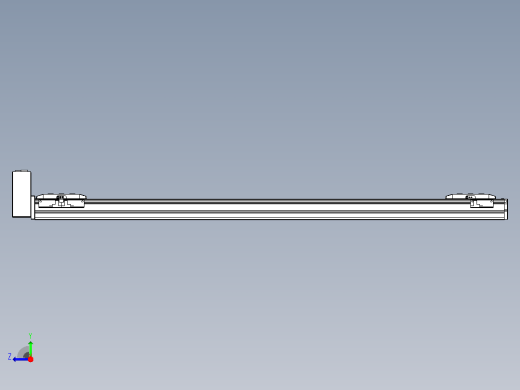 皮带直线轴双滑块型TPA-GCBS-50-P42-L400-RU-M10-N3右视缩略图