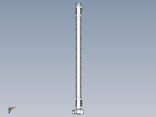 皮带直线轴双滑块型TPA-GCBS-50-P42-L400-RU-M10-N3俯视缩略图