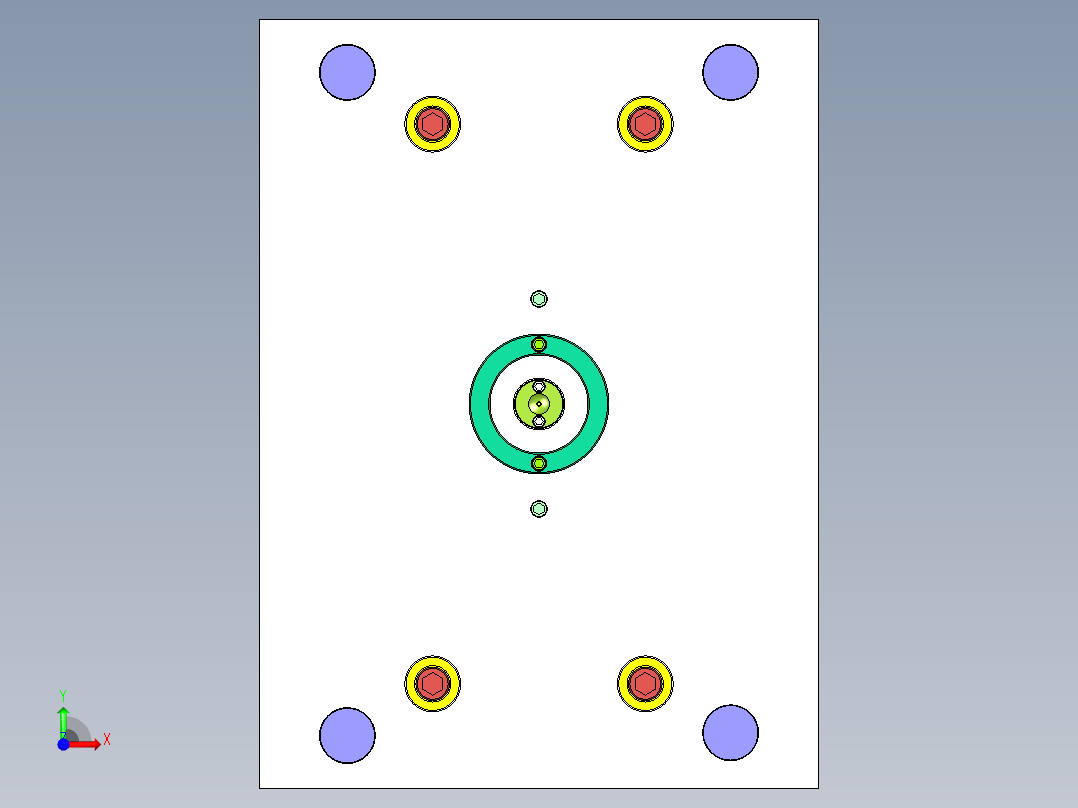 水壶盖塑料注塑模具设计【开水瓶盖】【暖壶盖】【说明+CAD+UG】前视图
