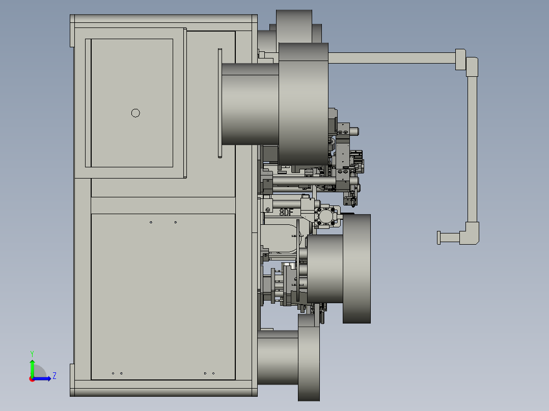 G696 K型件组装左视图