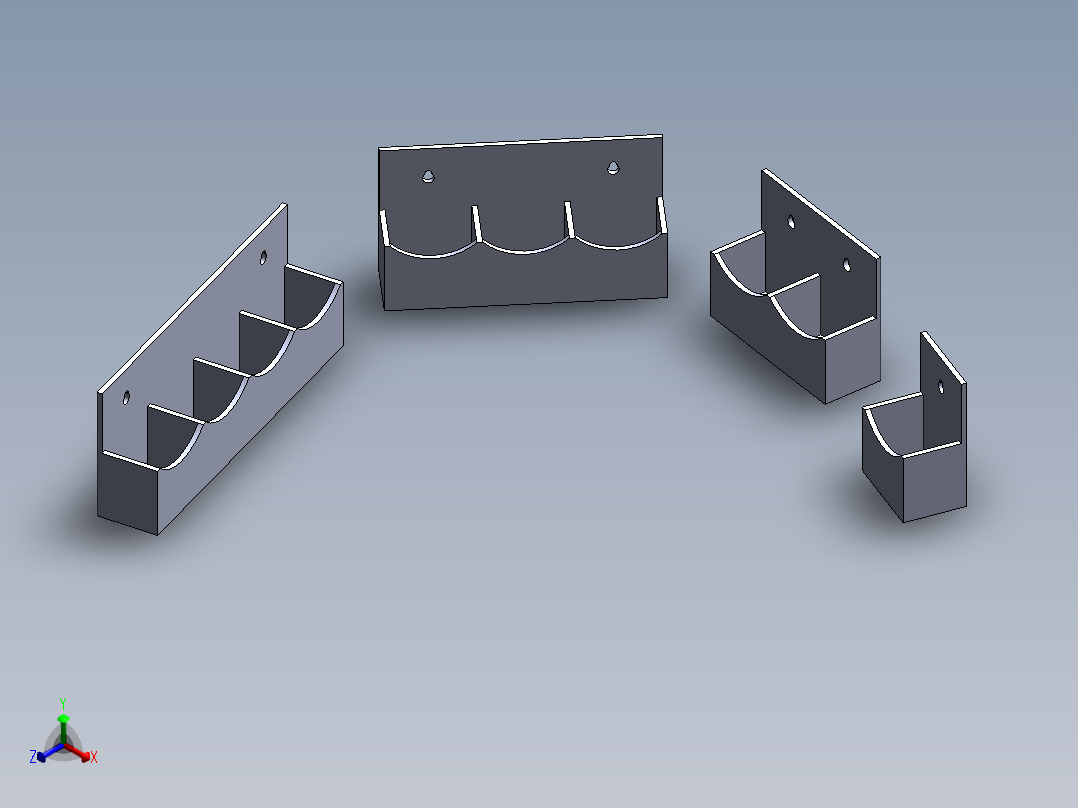 空调座正等轴测图
