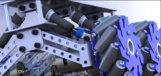 DIY Ardupilot全地形六轮麦克纳姆轮车3D模型图纸 Solidworks设计缩略图