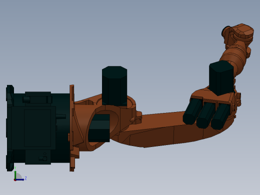 kuka机械人模型左视缩略图