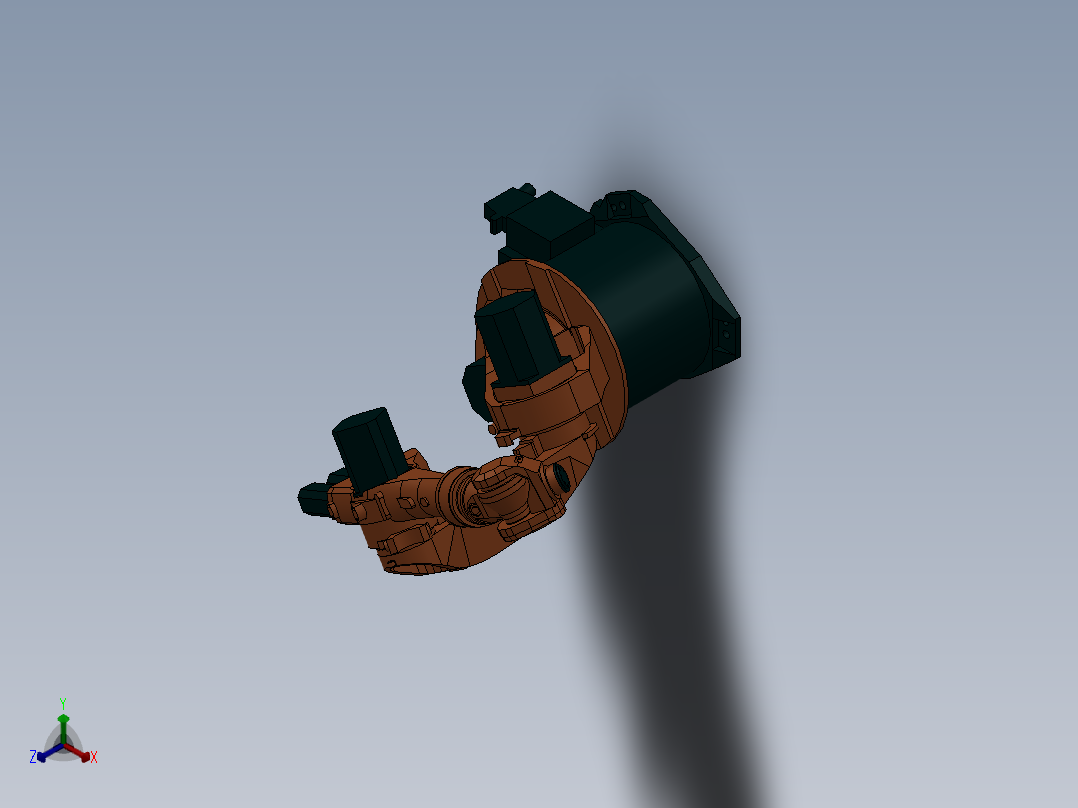 kuka机械人模型正等轴测图