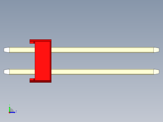 彩色公头100mil（2.54mm）系列-DS1021_red_2x19p_100mil_Type5_rev1.0左视缩略图