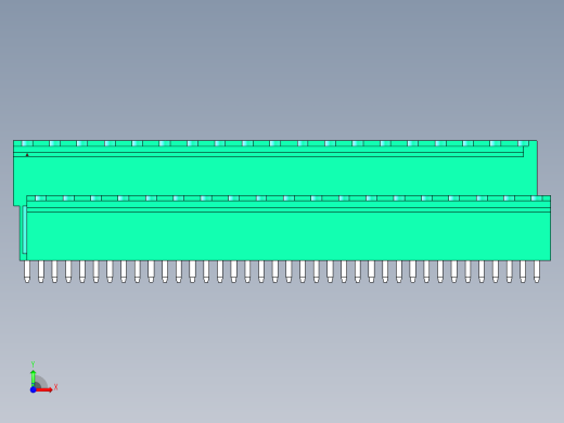 DEGSON 2EDG 系列 5.08mm 可插拔接线端子组-2EDGVT-5.08-38P-14-00AH前视缩略图
