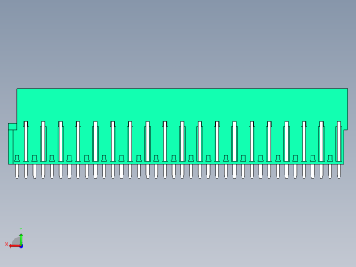DEGSON 2EDG 系列 5.08mm 可插拔接线端子组-2EDGVT-5.08-38P-14-00AH后视缩略图