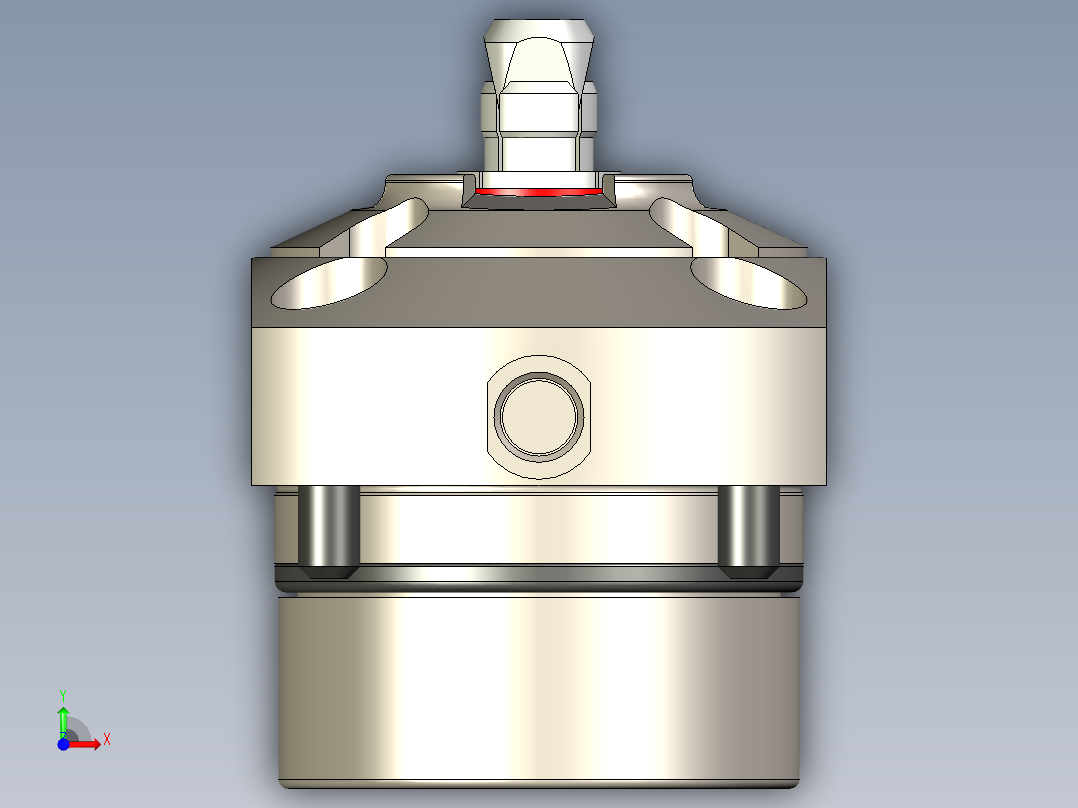 KOSMEKSFA1000-M2A-080多系列多零件图纸模型多系列多零件图纸模型前视图