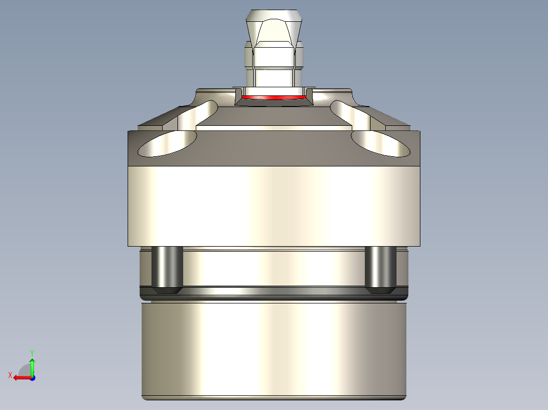 KOSMEKSFA1000-M2A-080多系列多零件图纸模型多系列多零件图纸模型后视图