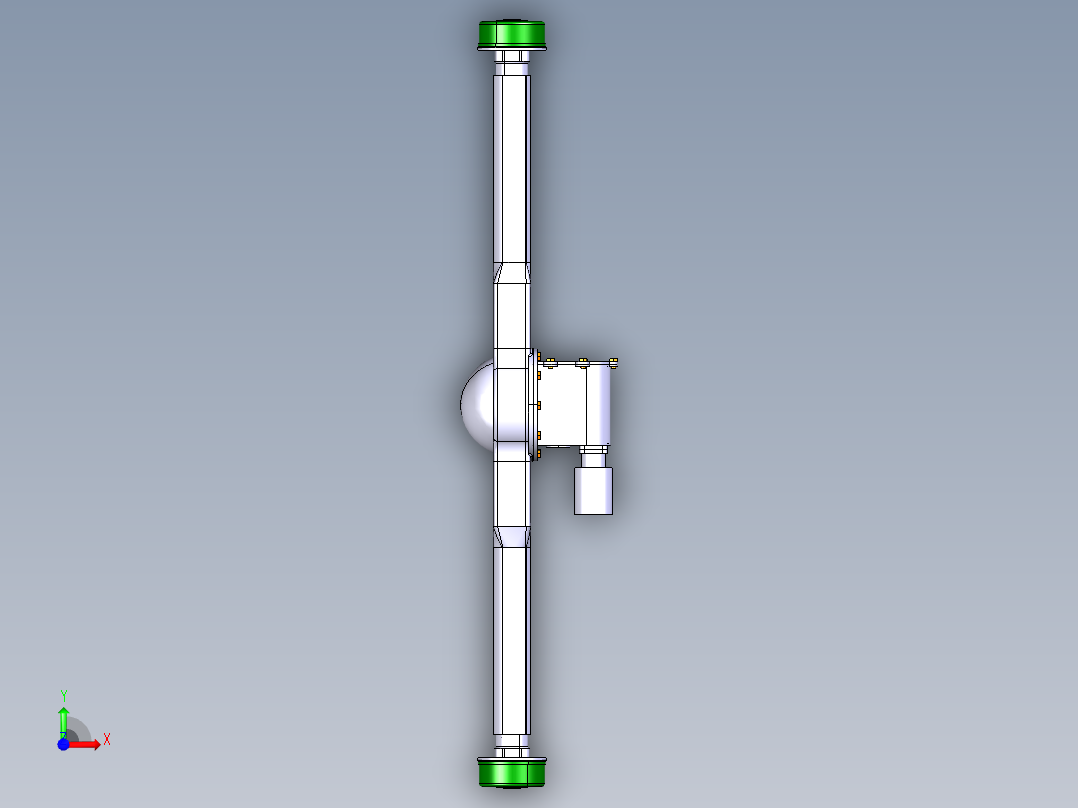 电动汽车后桥设计含catia三维 二维 说明书1335664==300前视图