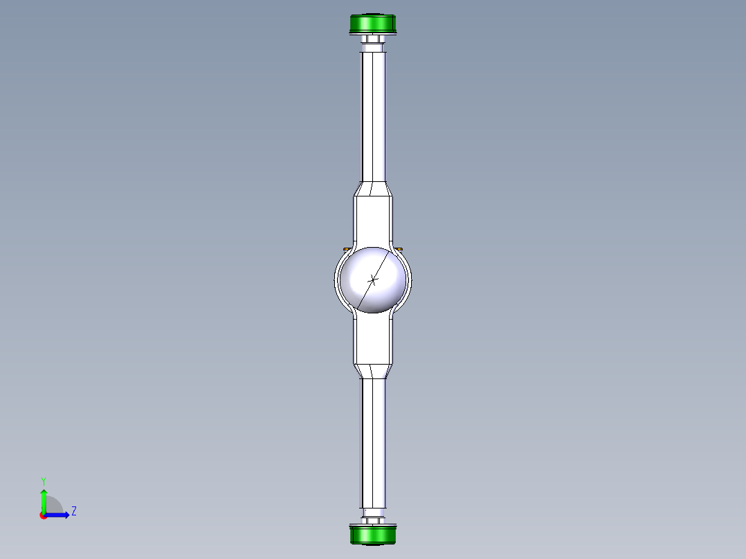 电动汽车后桥设计含catia三维 二维 说明书1335664==300左视图