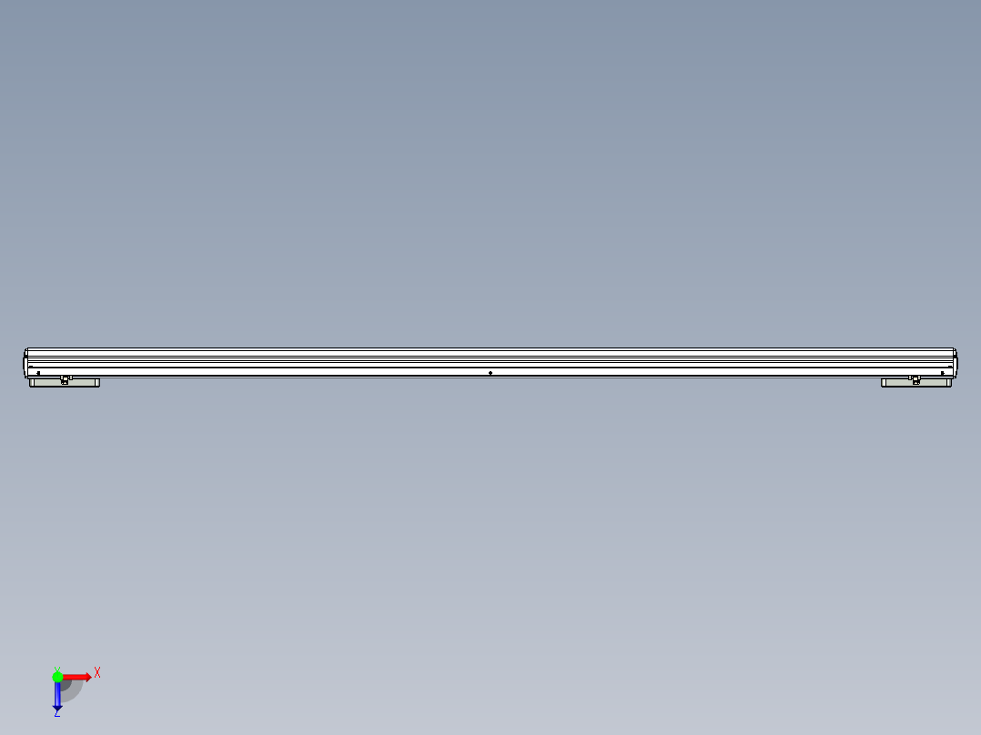 威洛博LC系列3d模型模组2LC14S1Y-S1750俯视图