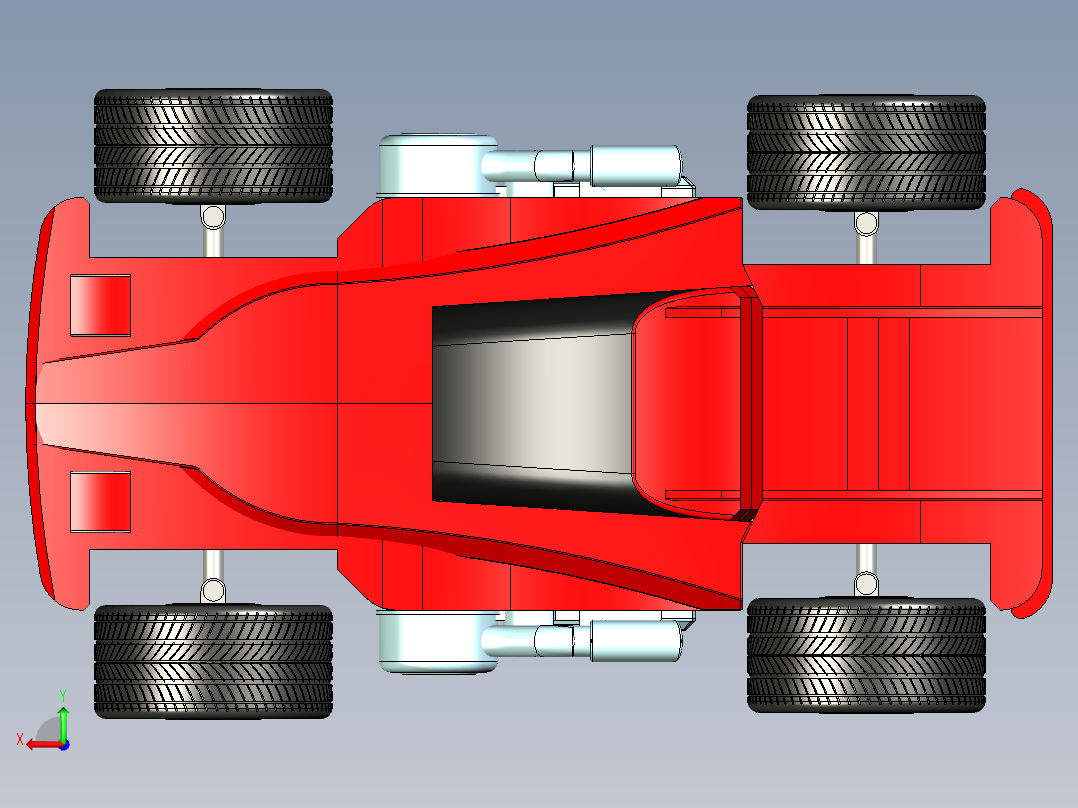 051-赛车（含step、z3）后视图