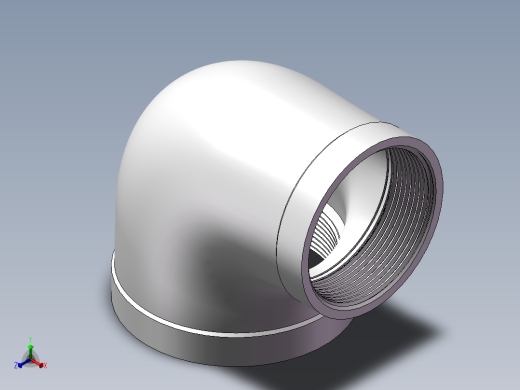 弯头-异径内丝 DN65-DN50