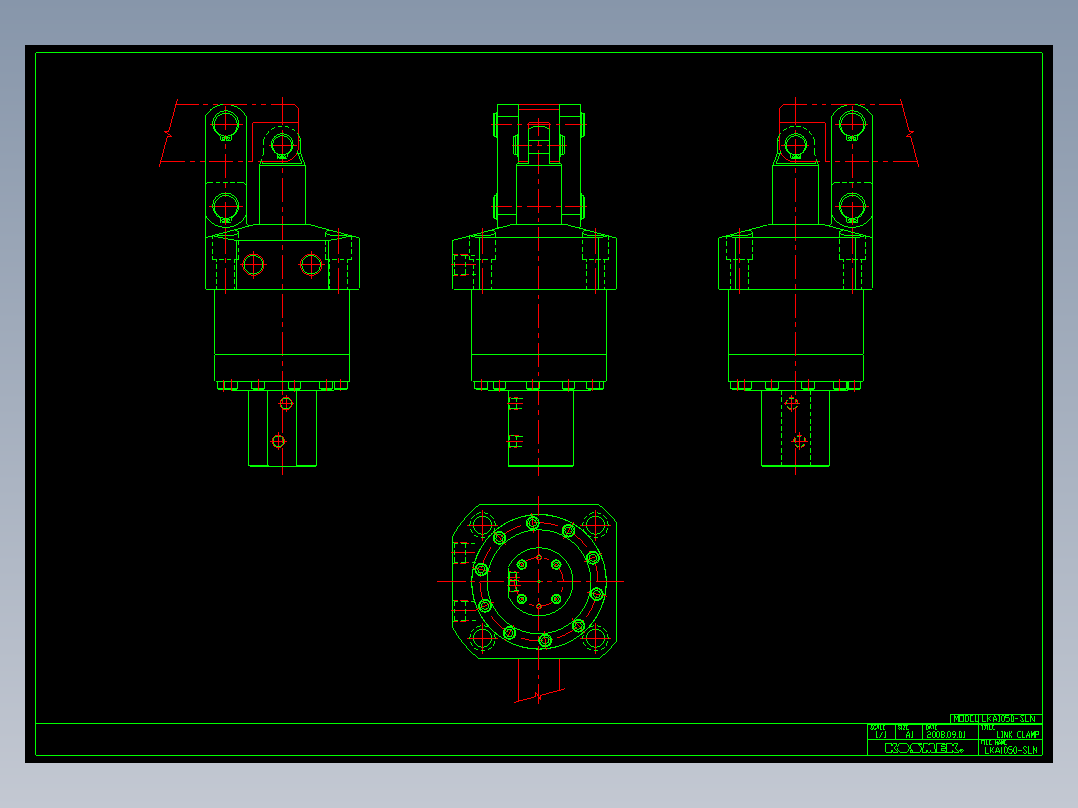 KOSMEKLKA1050-SLN多系列多零件图纸模型