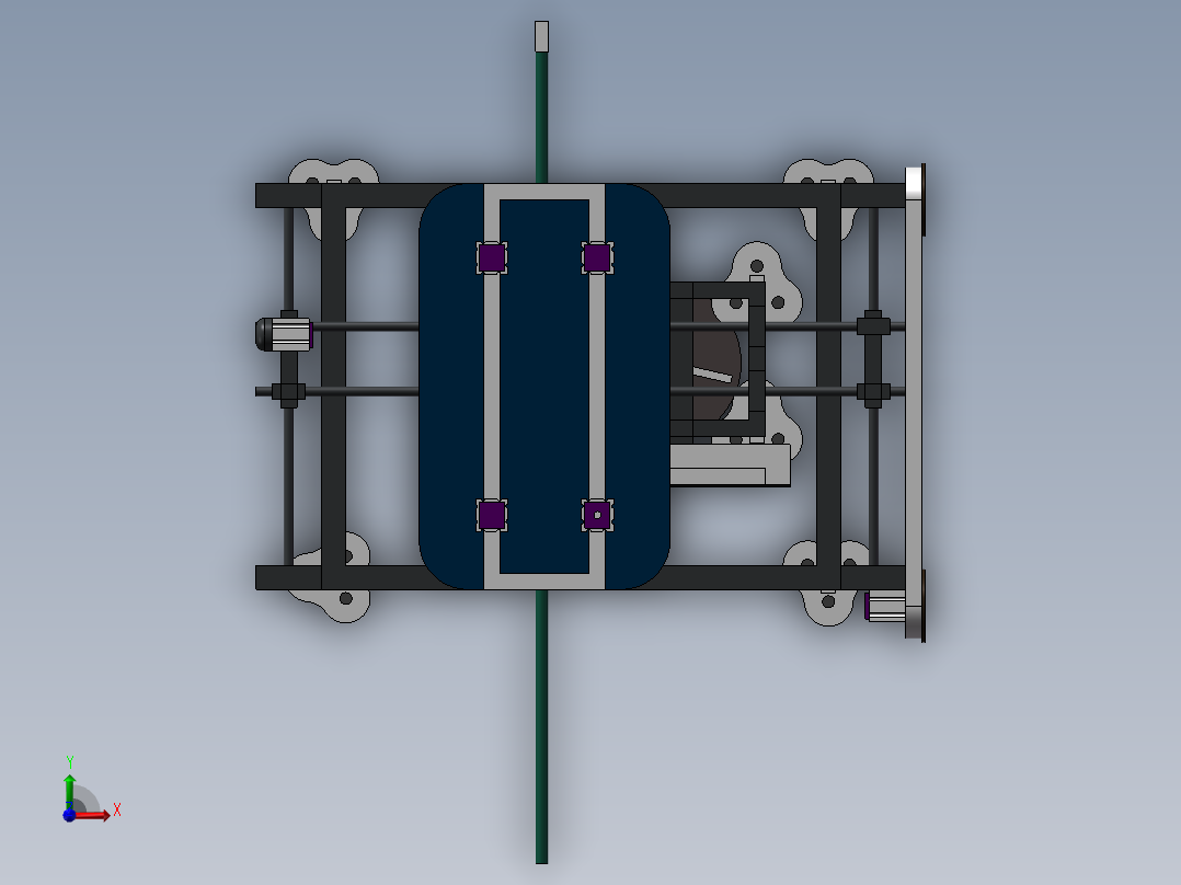 墙壁清洗机械人100前视图