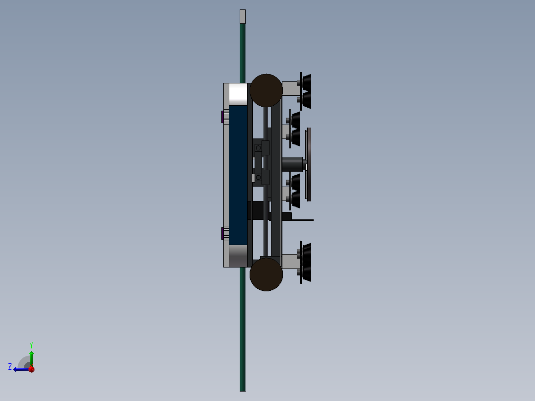 墙壁清洗机械人100右视图