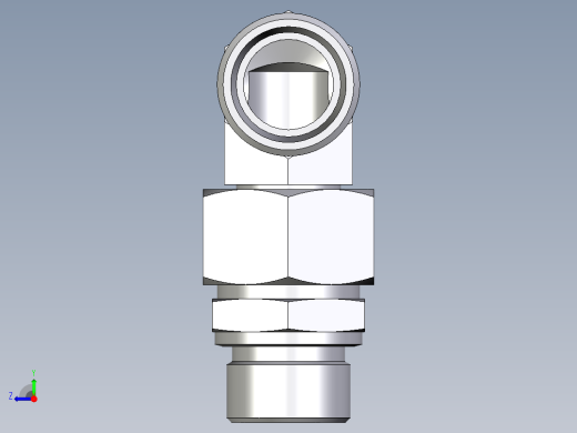 卡套式工业通用硬管接头EO_Assembled_adjustable_standpipe_elbow_EVW22LMOMD71右视缩略图