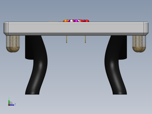 台球桌左视缩略图
