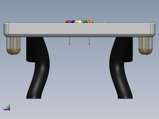 台球桌右视缩略图