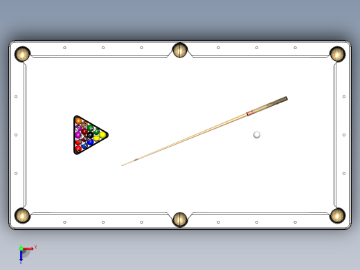 台球桌俯视缩略图