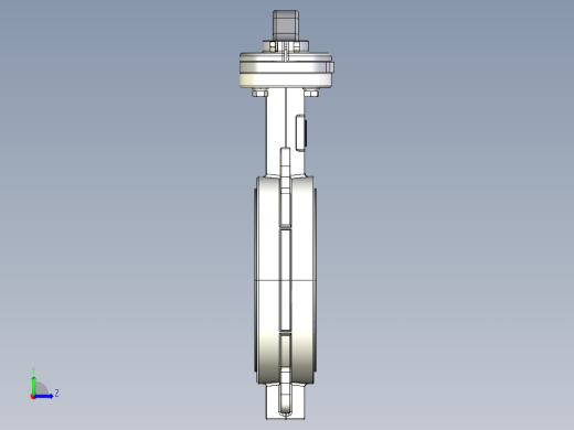 蝶阀10左视缩略图