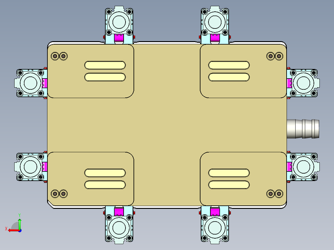 CS19-C-CNC1笔记本CNC工装夹具三维模型-180711后视图