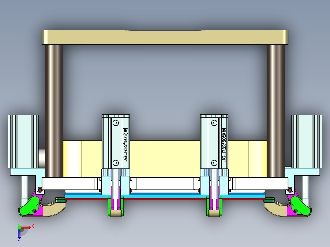 CS19-C-CNC1笔记本CNC工装夹具三维模型-180711俯视图