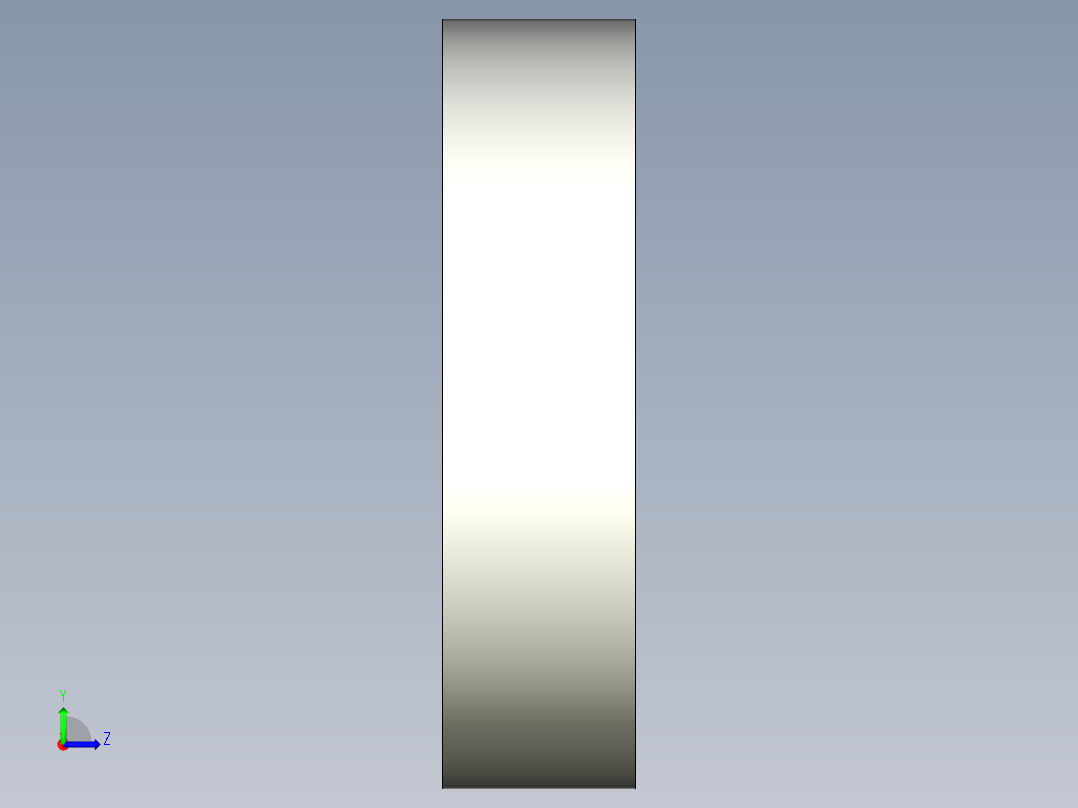 精加工壁UG程序编程刀路左视图