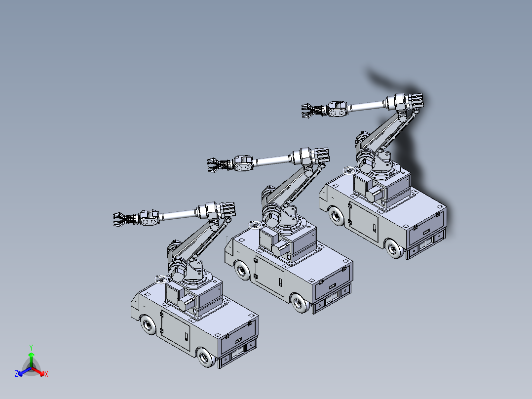 带有机械手的复合AGV